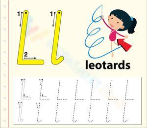 L is for Leotards: Alphabet Learning Fun