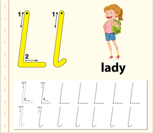 L is for Lady: Beginning Letter Sounds