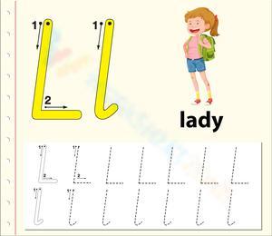 L is for Lady: Beginning Letter Sounds