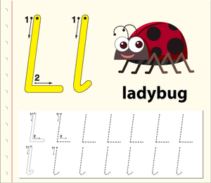 Essential Cursive Letter L Tracing Worksheet | Grade 1