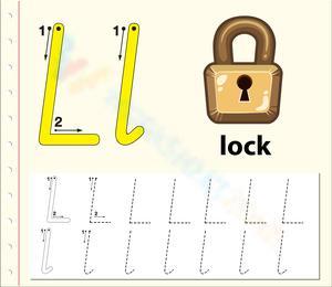L is for Lock: Everyday Objects and Letters