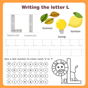 Writing the Letter L: Handwriting Skills
