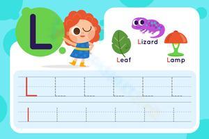 Simple Letter L: Alphabet Introduction