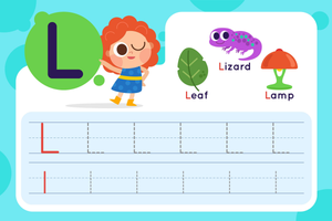 Simple Letter L: Alphabet Introduction