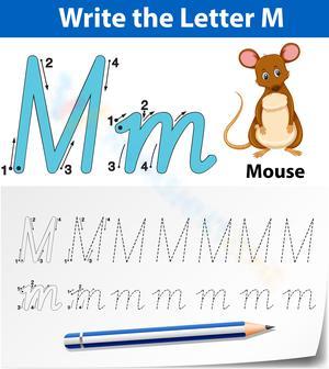 Free Letter M Tracing