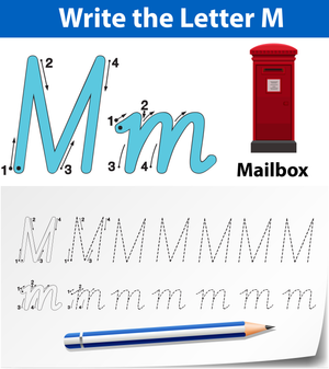 M is for Mailbox Worksheet