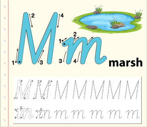 M is for Marsh Worksheet