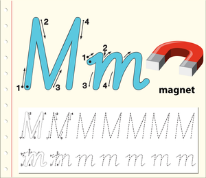M is for Magnet Worksheet