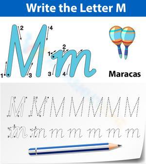 M is for Maracas Worksheet