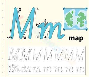 M is for Map Worksheet