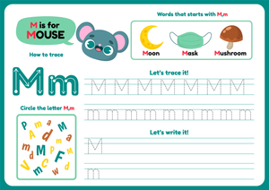 How to Trace Letter M: A Beginner's Guide