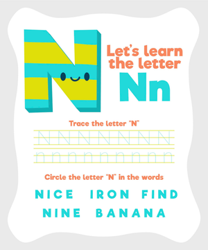 Learn the Letter N Worksheet