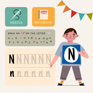 Learn Letter N: Activity Worksheet