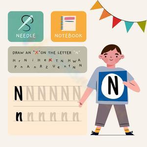 Learn Letter N: Activity Worksheet