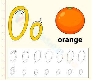 Letter O Tracing: An Orange Adventure!