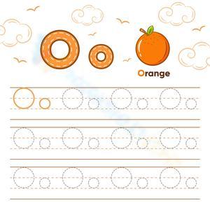 Practice Letter O Tracing