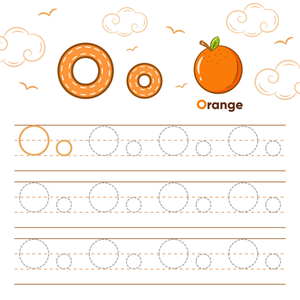 Practice Letter O Tracing