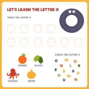 Learn the Letter O Worksheet