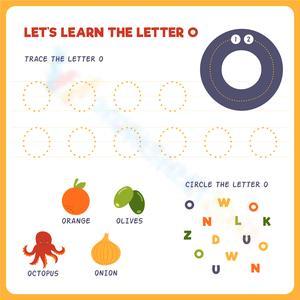 Learn the Letter O Worksheet
