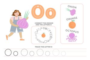 Find and Trace Letter O
