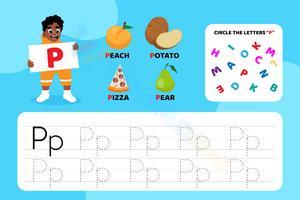 Tracing Fun with the Letter P