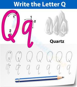 Q is for Quartz Worksheet
