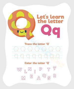 Tracing Fun with the Letter Q 