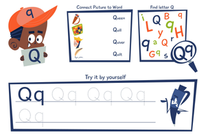 Learn to Write Letter Q | Essential Grade 1 Worksheet