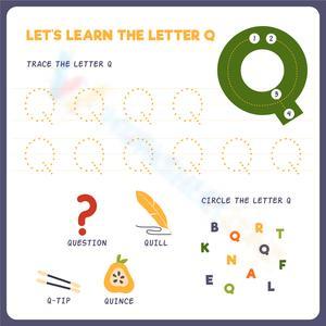 Learn the Letter Q Worksheet