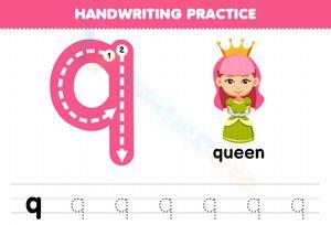 Printable Letter Q Learning for Kids