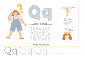 Letter Q Handwriting Practice