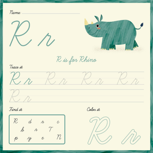 Printable Cursive R Worksheet | Grade 1 English