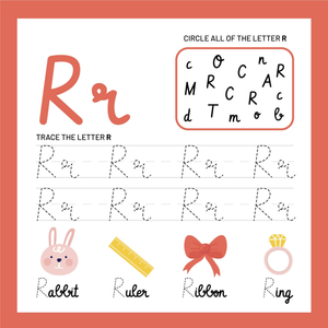 Cursive Letter R Worksheet | Essential Grade 1 Ready
