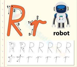 R is for Robot Worksheet