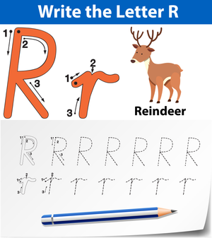 Letter R Tracing Worksheet | Essential Grade 1 Practice