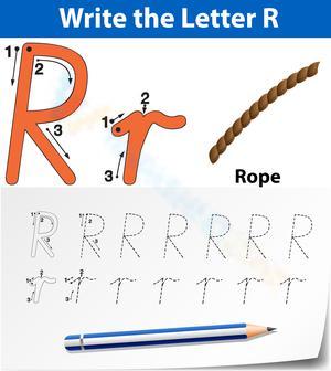 R is for Rope Worksheet