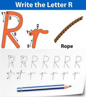 R is for Rope Worksheet