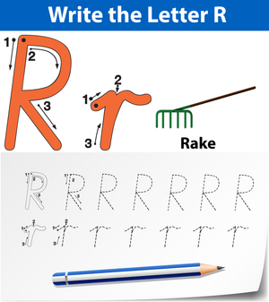 Letter R Tracing Worksheet | Essential Grade K-1 Ready
