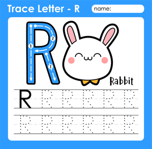 Trace the Letter R Worksheet