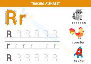 Tracing Alphabet - Letter R Activities 