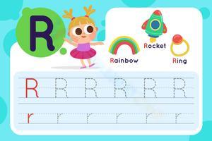 Tracing Letter R Worksheet