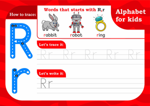 Alphabet for Kids: Letter R Worksheet