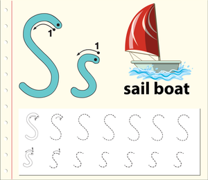 Letter S Tracing Fun!