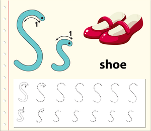 Printable Letter S Tracing Worksheet | Grade K