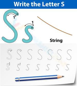 S is for String Worksheet