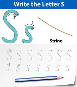 S is for String Worksheet