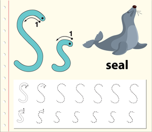 Printable Letter S Tracing Worksheet | PreK-K