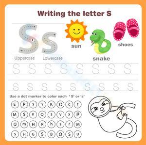 Engaging Worksheet for Learning Letter S 