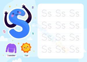 Happy Letter S! Handwriting Practice