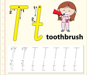 Letter T Tracing Worksheet | Essential Grade K-1 Ready